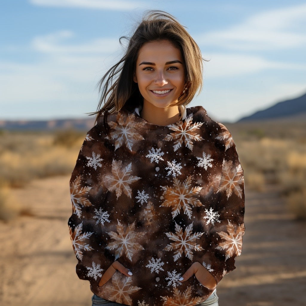 Braune Schneeflocke Wintervorbestellung